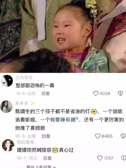 甄嬛传之姐姐杀了姐姐,甄能生产队讨论旧事